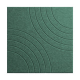 Middle Atlantic Products Focal Point TruTile Acoustic Wall Panel in Charcoal Gray, Double Arc