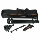 ikan EG08A2 tripod Digital/film cameras 3 leg(s) Black