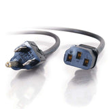 C2G 25ft (7.6m) 18 AWG Universal Power Cord (NEMA 5-15P to IEC320C13)
