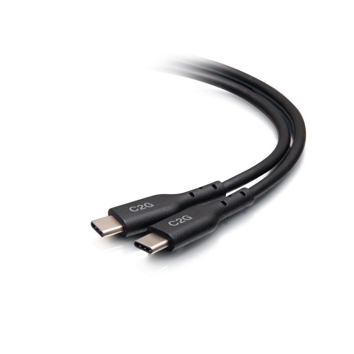 C2G 1.5ft (0.5m) USB-C® Male to USB-C Male Cable (20V 5A) - USB 2.0 (480Mbps)