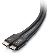 C2G 2.5ft (0.8m) Thunderbolt™ 4 USB-C® Cable (40Gbps)
