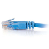C2G 25ft (7.6m) Cat5e Molded Solid Unshielded UTP Ethernet Network Patch Cable - Blue