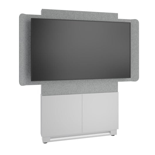 Middle Atlantic Products FM-DS-4875FW-BD8W TV mount 165.1 cm (65") Grey, Silver, White