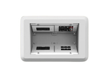 WIREMOLD EFSB4 outlet box Silver, White
