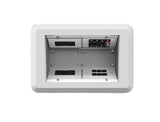 WIREMOLD EFSB4 outlet box Silver, White