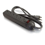 C2G 6-Outlet Power Strip with Surge Suppressor