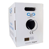 C2G 1000ft (304.8m) Cat6 Bulk Unshielded UTP Ethernet Network Cable with Stranded Conductors In-Wall CM-Rated - Gray