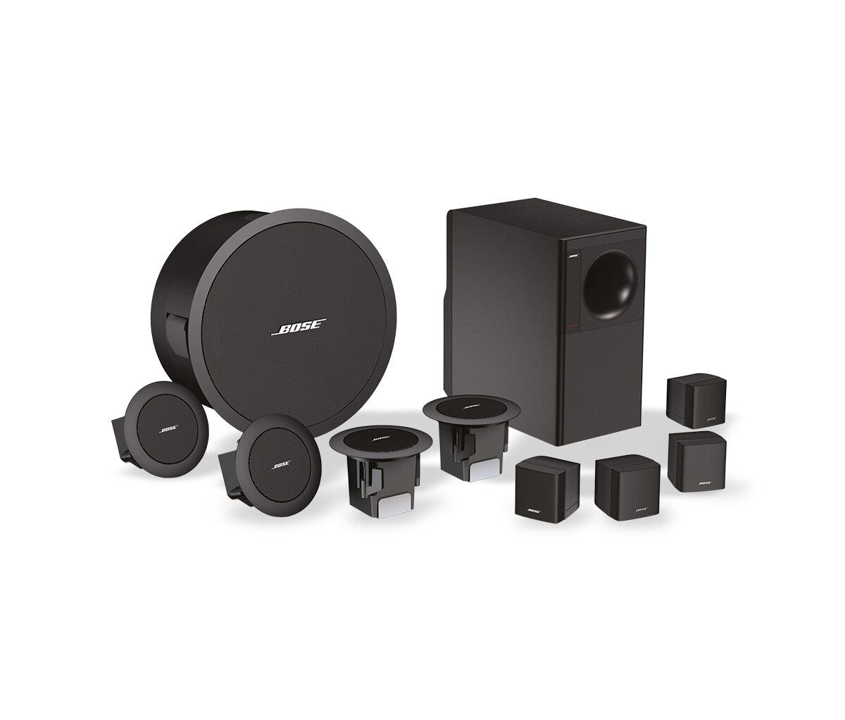 Bose FreeSpace 3 Surface-Mount Satellites Black