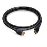 C2G 6ft (1.8m) 4K HDMI® Premium Cable and Universal Dongle Adapter Ring with Color Coded DisplayPortTM and USB-C® (without Pull Tab)