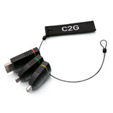C2G Universal 4K HDMI® Adapter Ring with Color Coded Mini DisplayPort™, DisplayPort, and USB-C®