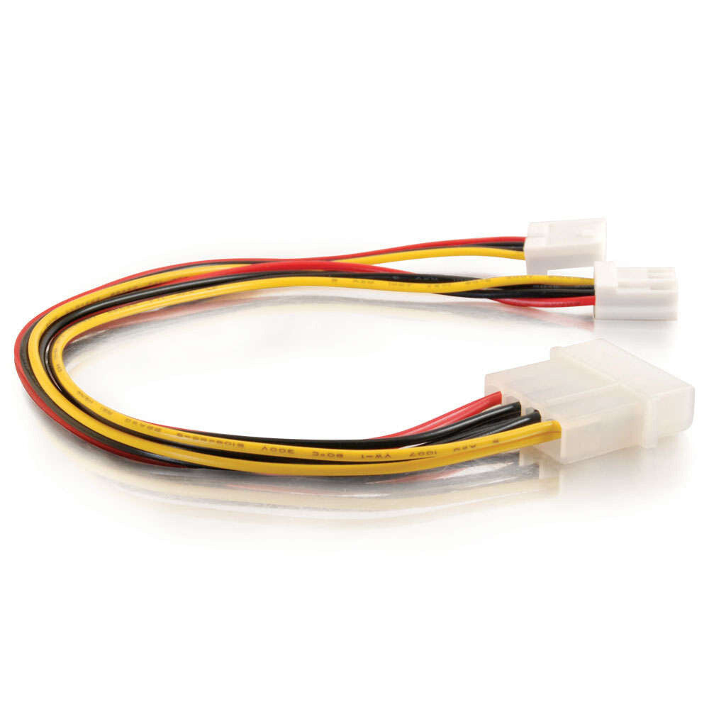 C2G 10in One 5.25in to Two 3.5in Internal Power Y-Cable