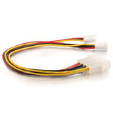 C2G 10in One 5.25in to Two 3.5in Internal Power Y-Cable