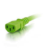 C2G 4ft (1.2m) 14AWG Power Cord (IEC320C14 to IEC320C13) - Green