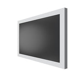 Chief ImpactTM On-Wall Kiosk - Landscape 43 Inch White