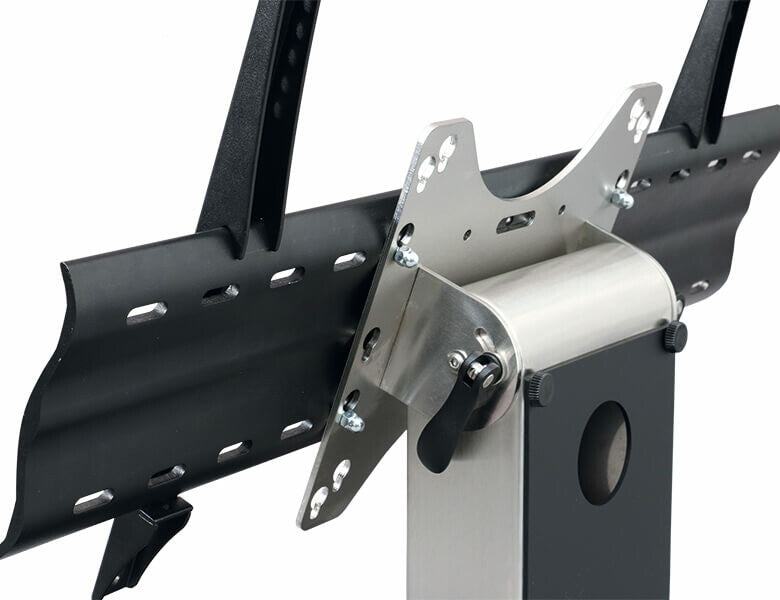 AXEOS EKINOX-XS monitor mount / stand 152.4 cm (60") Floor Black, Stainless steel