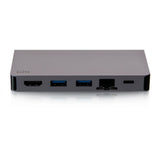 C2G USB-C 5-in-1 Compact Dock with HDMI, 2x USB-A, Ethernet, and USB-C Power Delivery