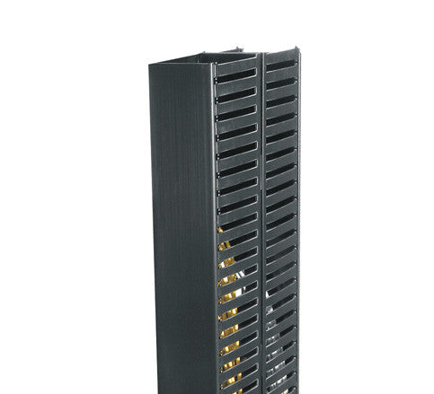 Middle Atlantic Products 45 RU Cable Duct, 4 Inches Wide x 8 Inches Deep , Dual duct