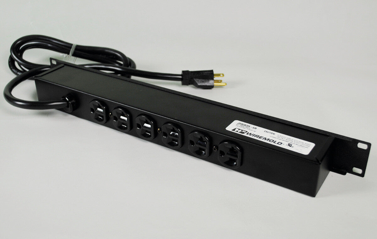 WIREMOLD RACKMOUNT 19IN BLACK W/3