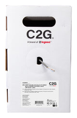 C2G 1000ft (304.8m) TAA-Compliant Cat6 Bulk Unshielded (UTP) Ethernet Network Cable with Solid Conductors-Plenum CMP-Rated - Gray