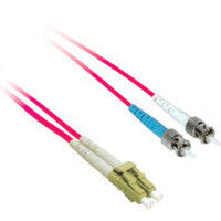 C2G 5m LC/ST Duplex 9/125 Single-Mode Fiber Patch Cable InfiniBand/fibre optic cable Red