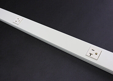 WIREMOLD Plugmold 2400 power extension 0 m 6 AC outlet(s) Indoor Ivory