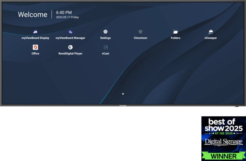 Viewsonic CDE105UW interactive whiteboard 2.67 m (105") 5120 x 2160 pixels Black