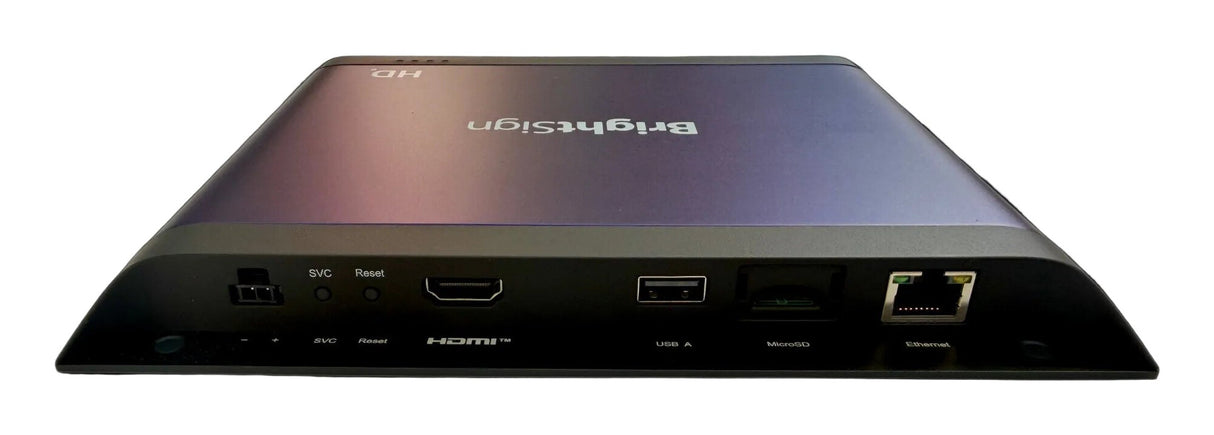 BrightSign HD226 digital media player Black 4K Ultra HD Wi-Fi