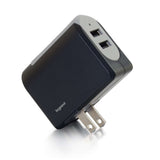 C2G 2-Port USB Wall Charger - AC to USB Adapter, 5V 4.8A Output