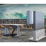 Middle Atlantic ForumTM Free-Standing 66" (3 Bay) Display Stand for (2) 50" to 55" Displays, Light Finish