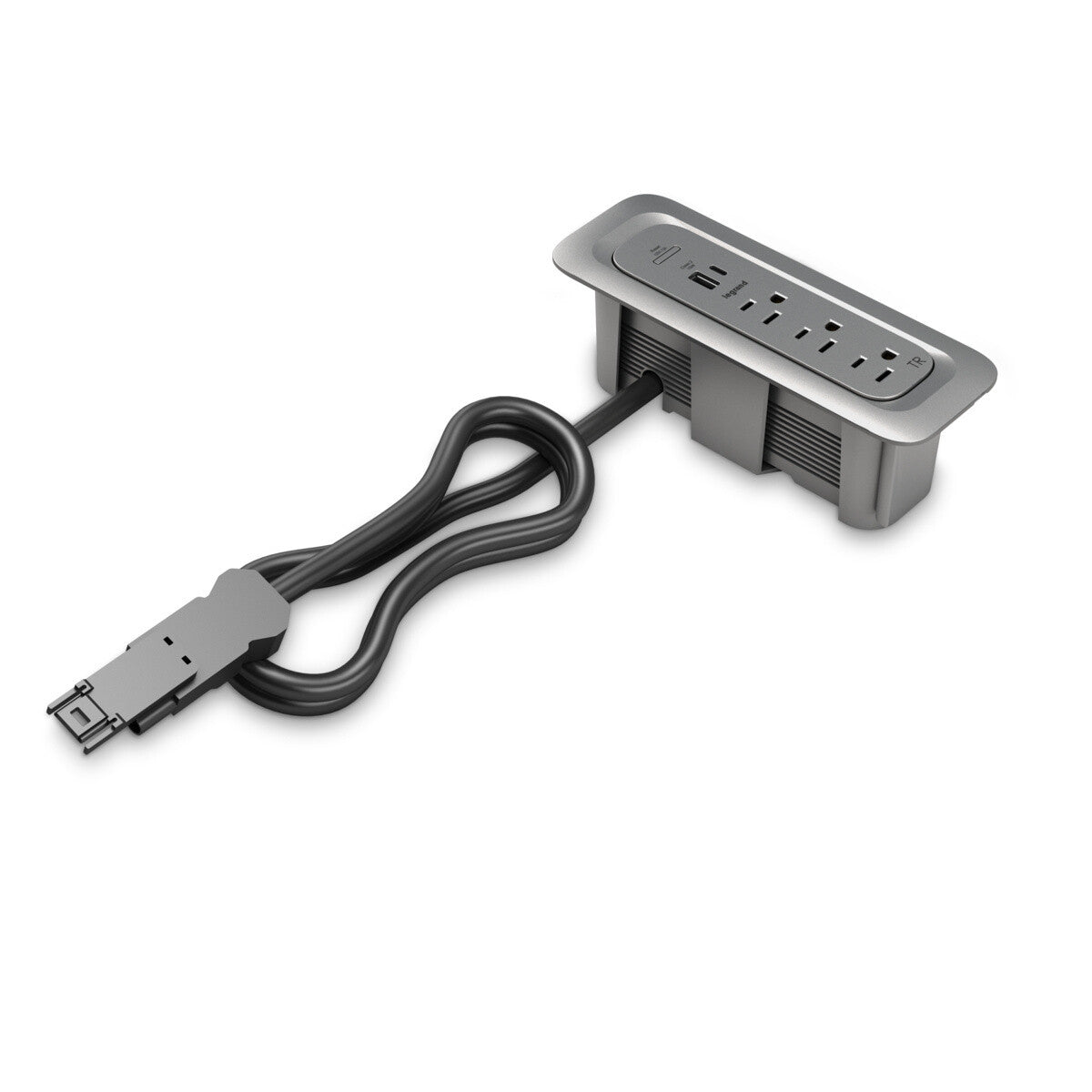 WIREMOLD MDEF3-MG power extension 0.91 m 3 AC outlet(s) Indoor Grey