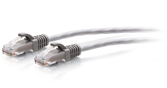 C2G 0.3m Cat6a Snagless Unshielded (UTP) Slim Ethernet Patch Cable - Grey