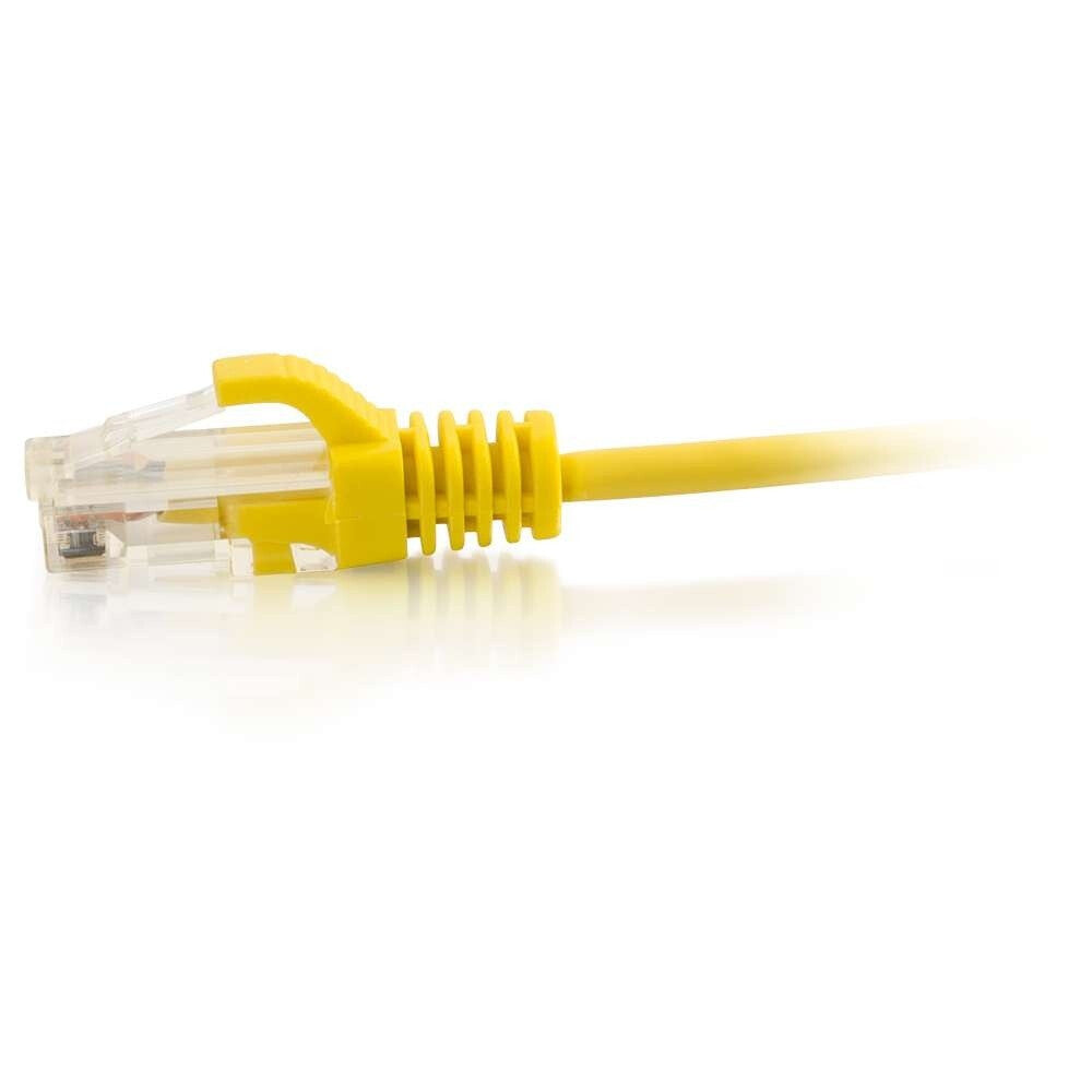 C2G 5ft (1.5m) Cat6 Snagless Unshielded UTP Slim Ethernet Network Patch Cable - Yellow