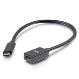 C2G 3ft (0.9m) USB-C to C 3.2 Gen 1 (5Gbps) Male to Female Extension Cable