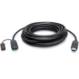 C2G 25ft (7.6m) Performance Series USB-A Male to USB-A Female Active Optical Extension Cable (AOC) - 3.2 Gen 2 (10Gbps) Plenum Rated