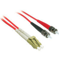C2G 2m LC/ST Duplex 62.5/125 Multimode Fiber Patch Cable InfiniBand/fibre optic cable Red