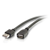 C2G 16ft (4.9m) USB A Male to Female Active Extension Cable - Plenum, CMP-Rated