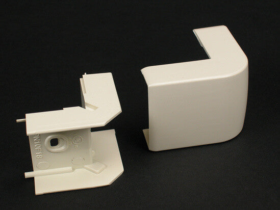 WIREMOLD PN10F18FW Eclipse™ PN10 External Elbow Fitting in Fog White