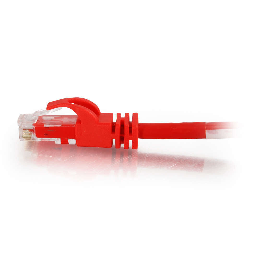 C2G 3ft (0.9m) Cat6 Snagless Unshielded UTP Network Crossover Patch Cable - Red