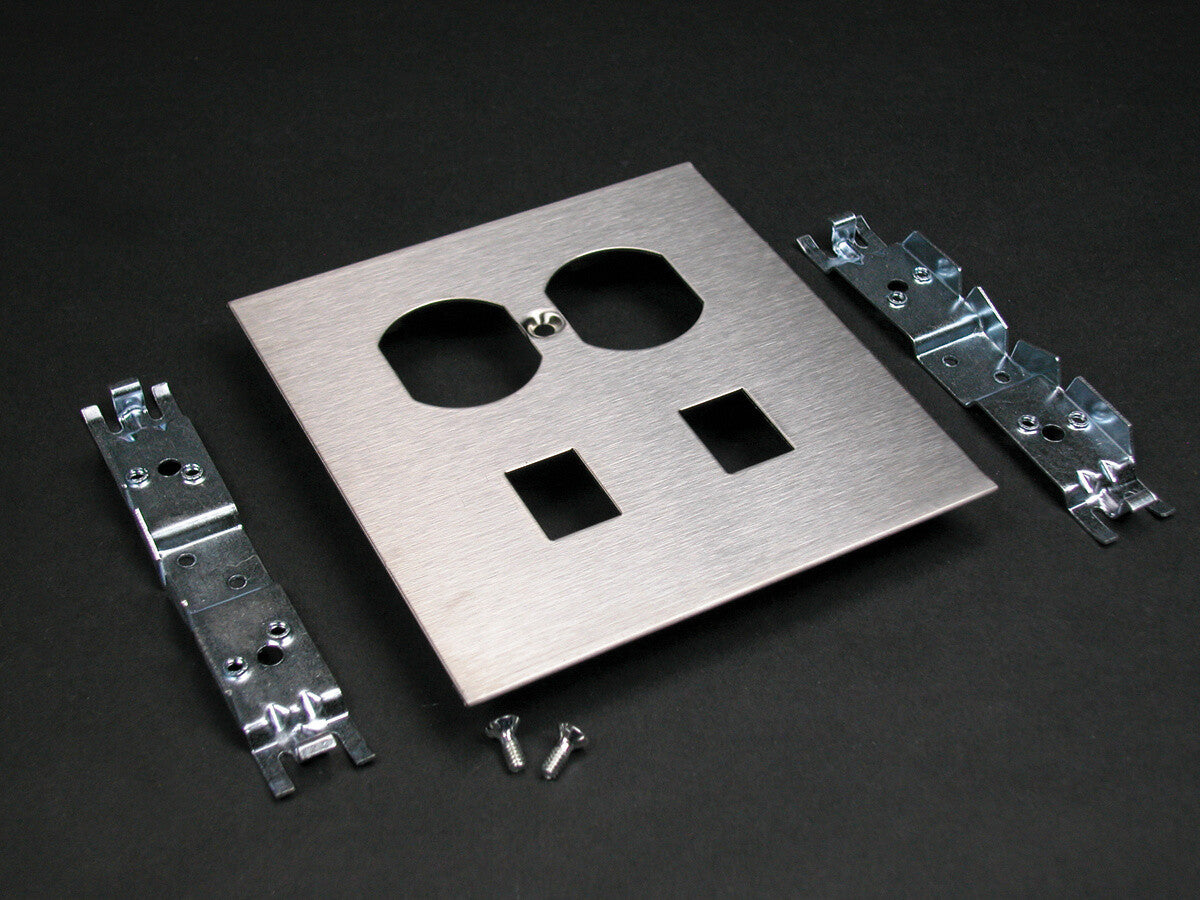 WIREMOLD CS4046DRJ wall plate/switch cover Stainless steel