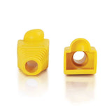 C2G RJ45 Snagless Boot Cover (6.0mm OD) Multipack - 50 Pack- Yellow