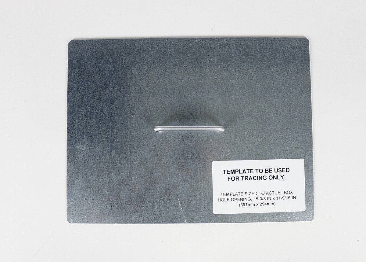 WIREMOLD EFB-TEMPLATE outlet box accessory Aluminium 1 pc(s)