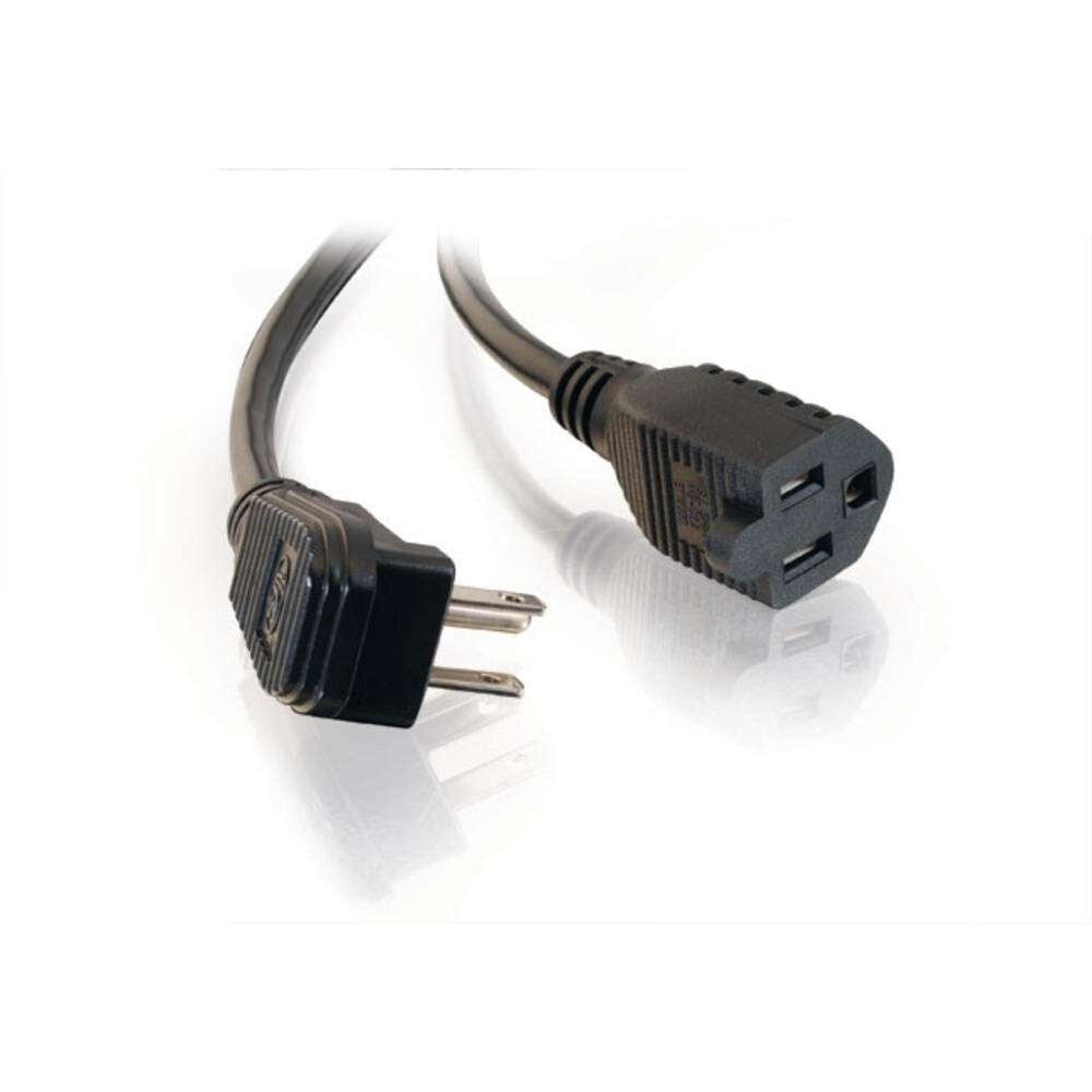 C2G 3ft (0.9m) 18 AWG Flat Plug Power Strip Plus (NEMA 5-15P to NEMA 5-15R) - LIMITED AVAILABILITY