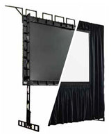 Draper UFS &amp; Cinefold Valance - I.F.R., 6' x 8', NTSC, Black velour