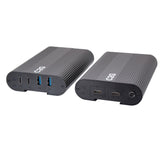 C2G Superbooster® 2X4 USB Over Cat6a Extender Switch - USB 3.2 GEN1 (5Gbps)