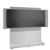 Middle Atlantic ForumTM Free-Standing 66" (3 Bay) Display Stand for (1) 81" 21:9 Ultra-Wide Display, Light Finish