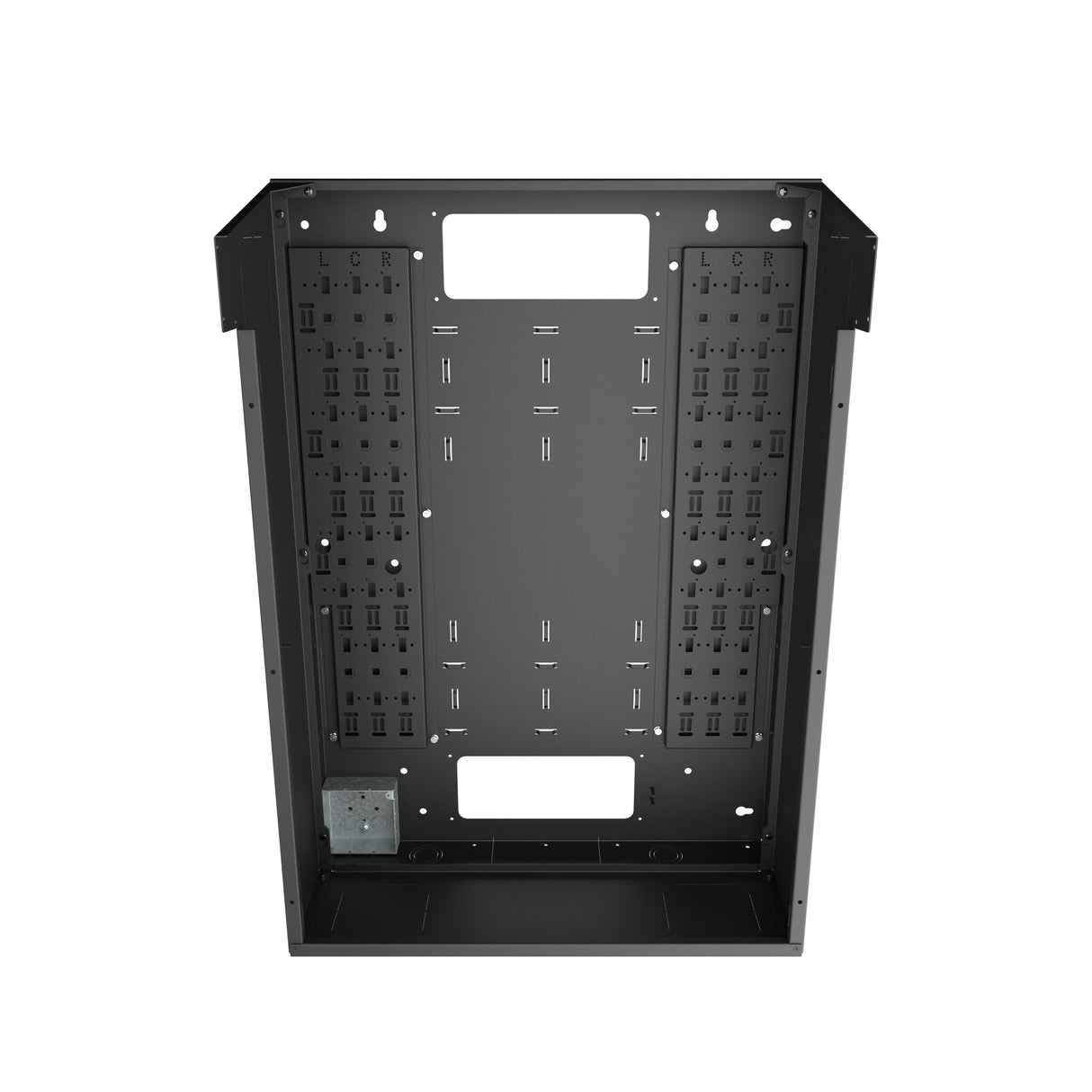 Middle Atlantic VWM Series Back Pan for Split Door, 36" High x 16" Deep - Black