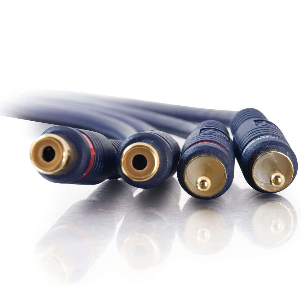 C2G 25ft (7.6m) VelocityTM RCA Stereo Audio Extension Cable