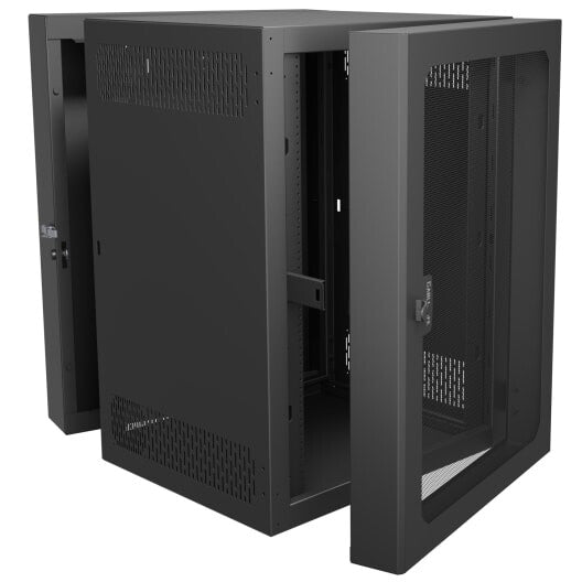 Middle Atlantic CWR-18-30VD4 rack cabinet 18U Wall mounted rack Black