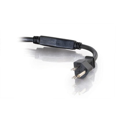 C2G 3ft 1-to-2 16 AWG Power Cord Splitter (NEMA 5-15P -> 1 NEMA 5-15R / 1 IEC320C13) Black 0.9 m