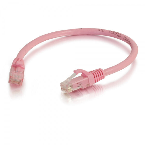 C2G 50ft Cat6a networking cable Pink 15.2 m U/UTP (UTP)